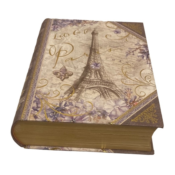 Pooch & Sweetheart Paris Themed Hidden Storage Book! - Picture 3 of 10